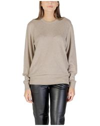 Guess - Long Sleeve Round Neck Truien - Lyst