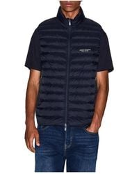 ARMANI EXCHANGE - Vests - Lyst