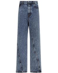 Alaïa - Blaue Jeans Für Frauen - Lyst