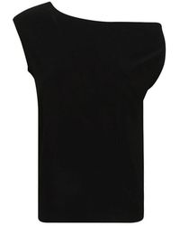 Norma Kamali - Drop Shoulder Top - Lyst