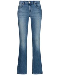 Liu Jo - Jeans ,Blauw ,Denim Repot Flared Jeans - Lyst