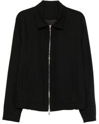 Costumein - Schwarze Jacke Mit Reißverschluss Und Kragen - Lyst