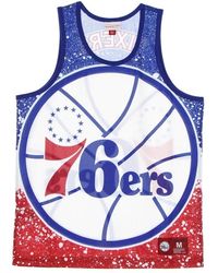 Mitchell & Ness - Fitness ,Veelkleurig ,Polyester Nba Jumbotron Tank Top - Lyst