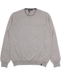 Fay - Rundhals-Pullover Aus Wolle - Lyst