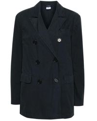 Aspesi - Jassen ,Blauw ,Blauwe Blazer Voor Een Stijlvolle Uitstraling - Lyst