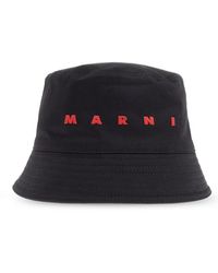 Marni - Eimerhut mit logo - Lyst