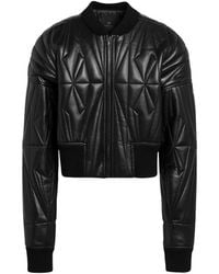 Rick Owens - Jassen ,Zwart ,Quilted Bomber Jacket - Lyst