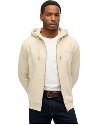 Superdry - Hoodies & Sweatvesten ,Logo Essential Zip-Through - Lyst