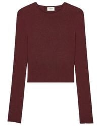 Saint Laurent - Round-Neck Knitwear - Lyst