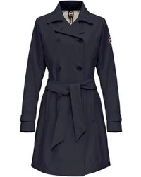 Colmar - Jassen ,Blauw ,Leer Trenchcoat En Regenjas - Lyst