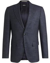 HUGO - Jassen ,Blauw Boss-Blazer - Lyst