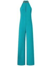 Pinko - Jumpsuits & Playsuits ,Groen ,Straight-Leg Jumpsuit - Lyst