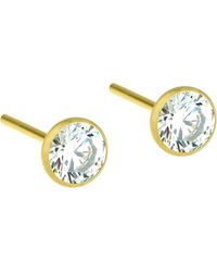 ERNSTES DESIGN - Zirkonia Stecker Ohrringe - Lyst