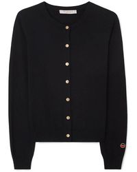 BUSNEL - Truien & Vesten ,Zwart ,Wol Kee Vest Zwart - Lyst