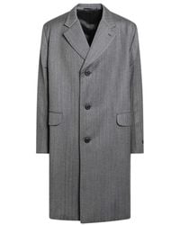 Prada - Single-Breasted Coats - Lyst