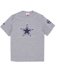 Mitchell & Ness - Tops ,Grijs ,Katoen Dallas Mavericks Logo T-Shirt - Lyst