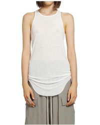 Rick Owens - Tops ,Wit ,Sleeveless Tops - Lyst