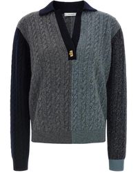 Ferragamo - V-Neck Knitwear - Lyst
