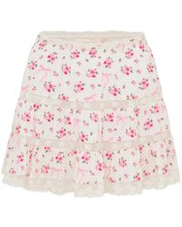 LoveShackFancy - Short Skirts - Lyst