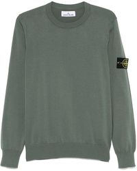 Stone Island - Round-Neck Knitwear - Lyst