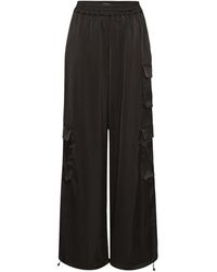 Gestuz - Broeken ,Bruin ,Wijde Broek - Lyst