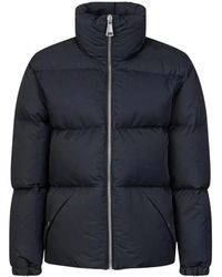 Khrisjoy - Schwarze daunenjacke mit hohem kragen - Lyst