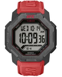 Timex - Accessoires ,Zwart ,Ufc Knockout Digitaal Kwarts Horloge - Lyst