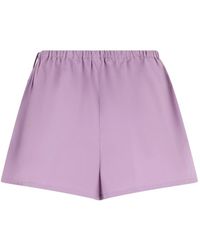 Prada - Elegante High-Waisted Shorts - Lyst
