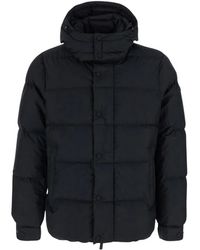 Heskimo - Jassen ,Zwart ,Leer Korte Donsjas - Lyst