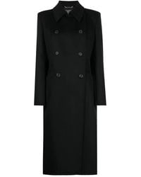 Alberta Ferretti - Double-Breasted Coat - Lyst