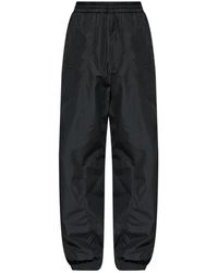 Givenchy - Broeken ,Zwart ,Nylon Rechte Broek - Lyst