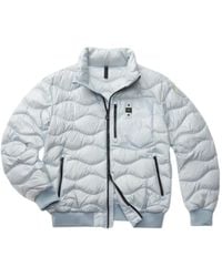 Blauer - Jassen ,Blauw ,Nylon Blauwe Golf Bomberjack - Lyst