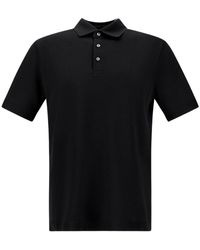 Herno - Polo-Shirt Mit Jersey-Strick-Effekt - Lyst
