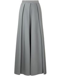 Alberta Ferretti - Broeken ,Grijs ,Lange Elegante Grijze Rok - Lyst
