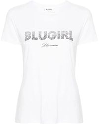 Blugirl Blumarine - Weiße t-shirts und polos - Lyst