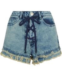 FK - Denim Shorts - Lyst