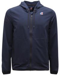 K-Way - Jassen ,Blauw ,Polyester Jourdain Travel Jacket - Lyst