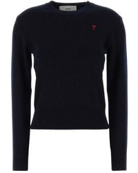 Ami Paris - Round-Neck Knitwear - Lyst