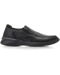 Clarks - Schoenen ,Zwart ,Leer Casual Leren Loafers - Lyst