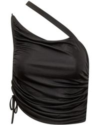 ANDREA ADAMO - Sleeveless Tops - Lyst
