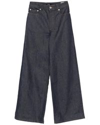 A.P.C. - Wide Jeans - Lyst