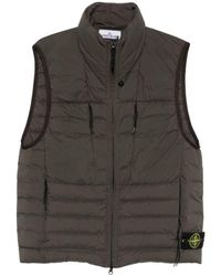 Stone Island - Waistcoats - Lyst