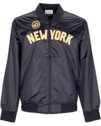 Mitchell & Ness - Jassen ,Zwart ,Satijn Satijnen Jas - Lyst