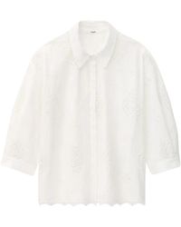 Ba&sh - Overhemden ,Wit ,Katoen Muriel Shirt - Lyst