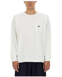 Needles - L/Crew Neck Tee - Lyst