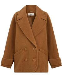 Chloé - Double-Breasted Coats - Lyst