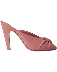 Chloé - Schoenen ,Roze ,Suzie Sandalen Met Knopen - Lyst