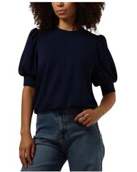 Minus - Overhemden ,Blauw ,Polyester Livana T-Shirt - Lyst