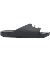 Givenchy - Schoenen ,Zwart ,Slide Flat Sandaal - Lyst
