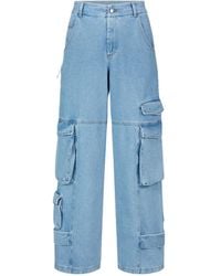 Gcds - Jeans ,Blauw ,Katoen Ultracargo Broek - Lyst
